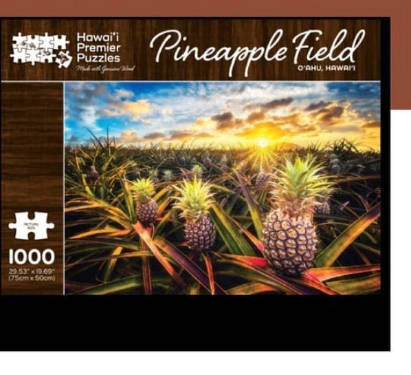 close up of pineapple puzzle