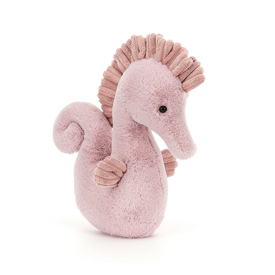 pink stuffed seahorse