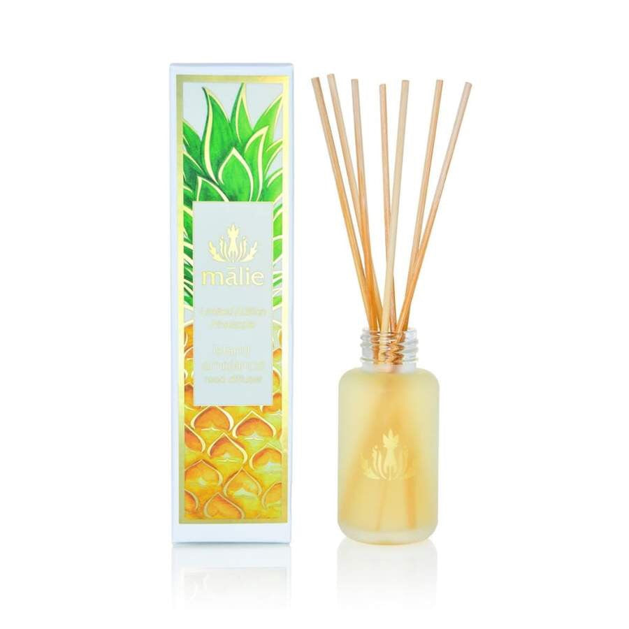 Malie pineapple diffuser with bottle displayed