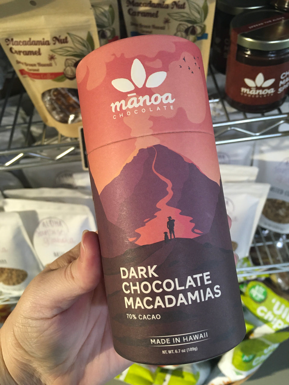 Manoa Rum and Chocolate or Dark Chocolate Macadamia Nuts
