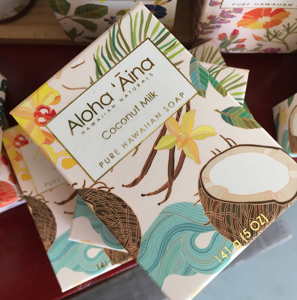 Maui Soap Co - Hawaiian Aromatherapy Pure Soap – Coconut Milk or Hibiscus Passion