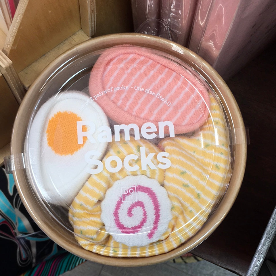 Ramen or Poke bowl sock sets