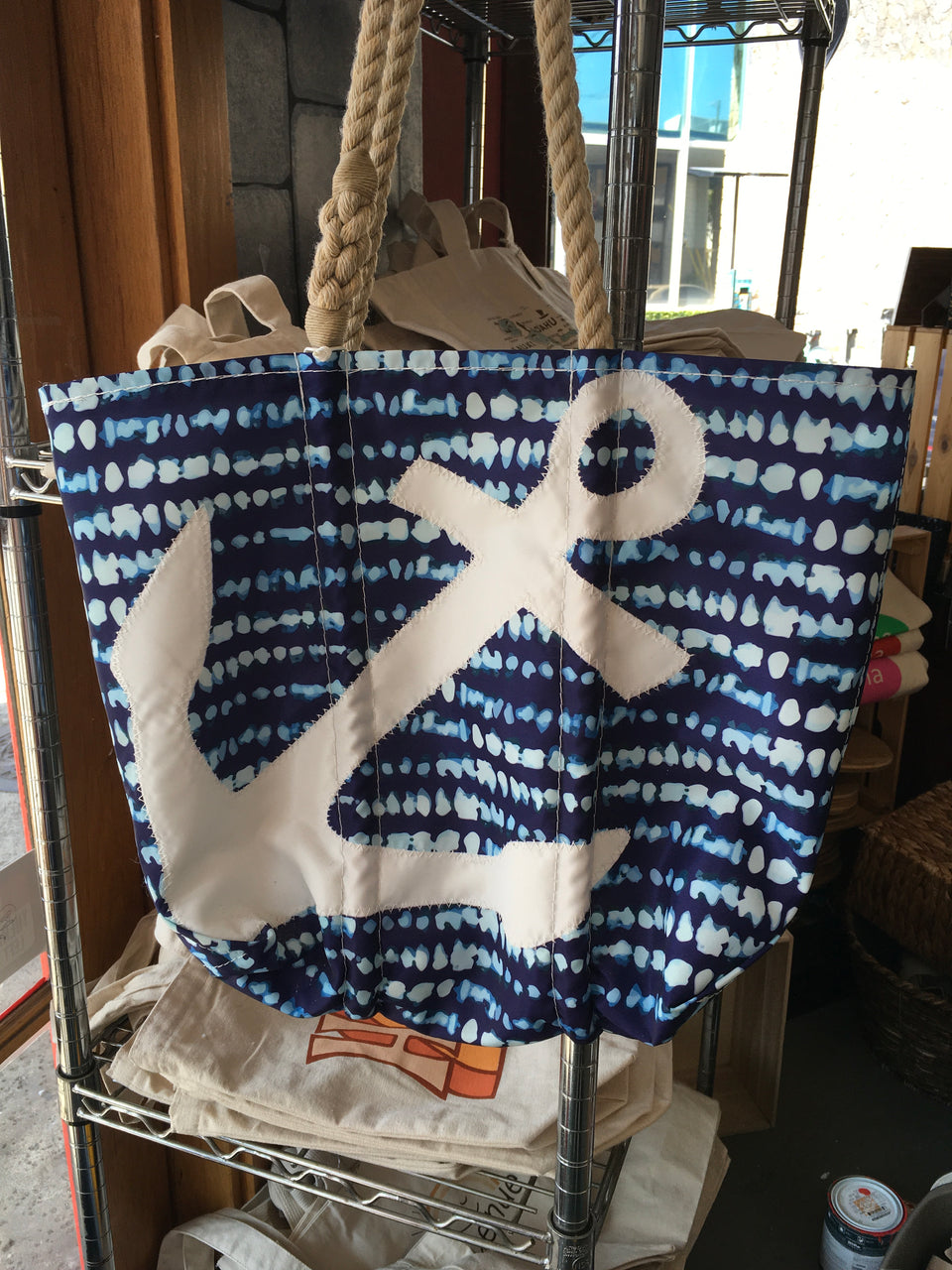 White anchor tote - includes free delivery on Oahu tote