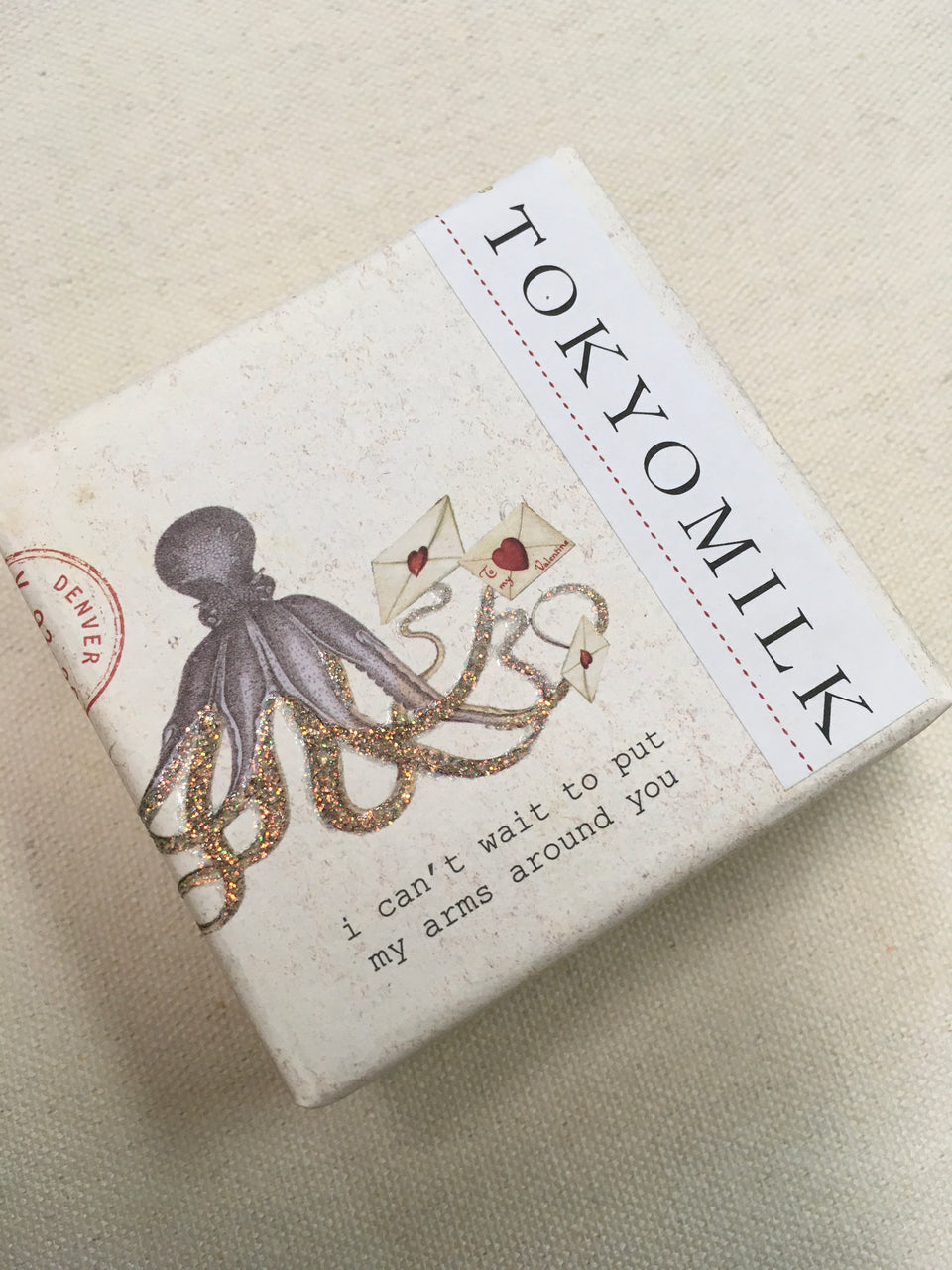 octopus soap with i cant wait to put my arms around you