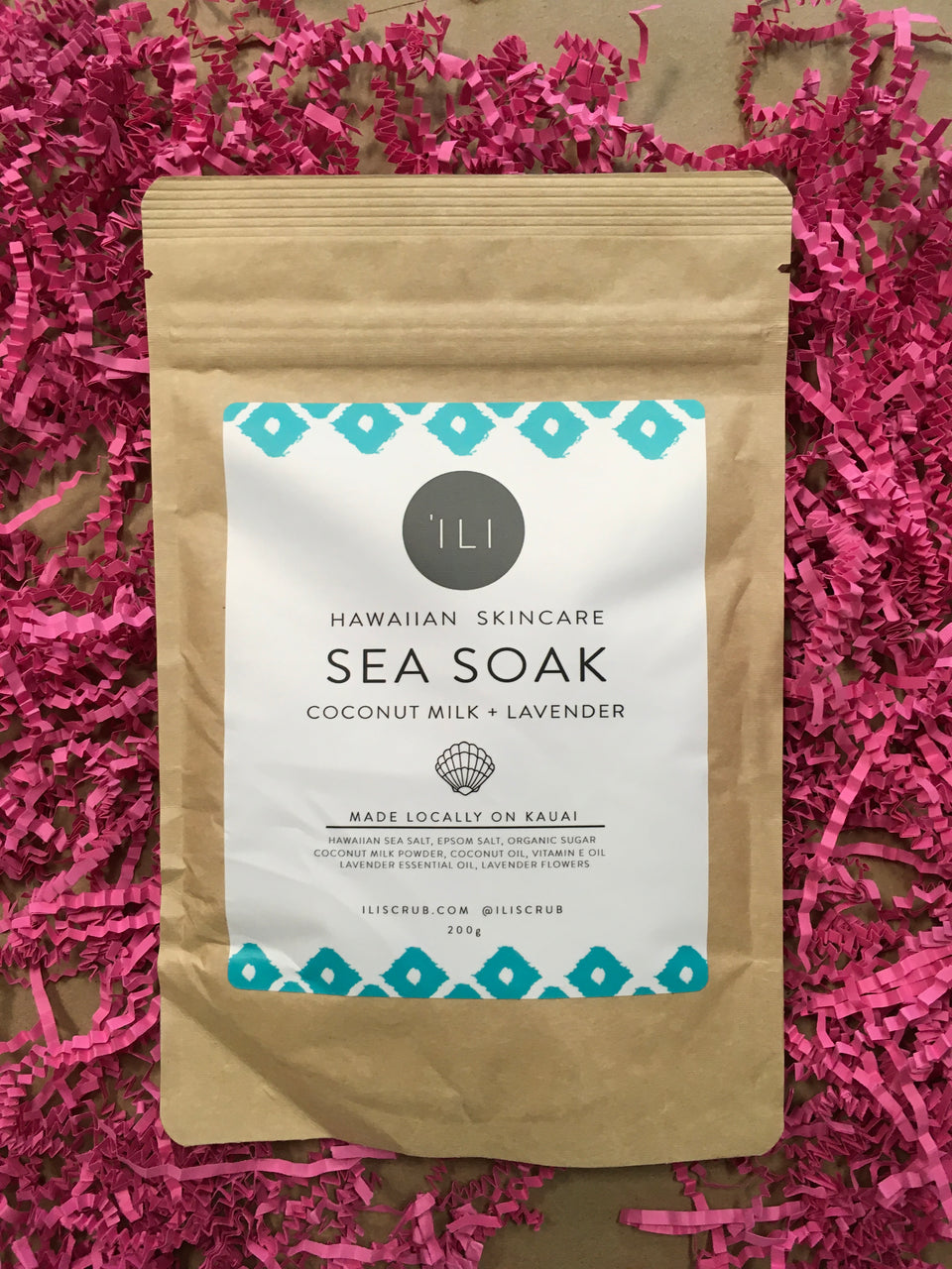 close up of sea soak 